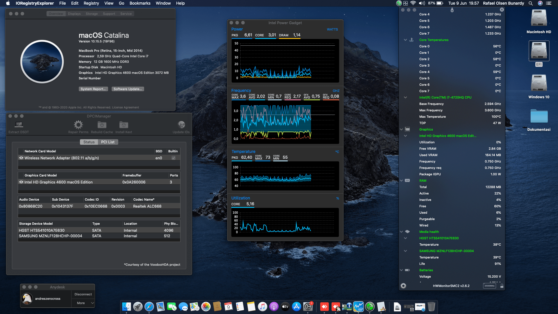 Asus ROG G501JW CN449T [Haswell   Intel HD 4600] 1
